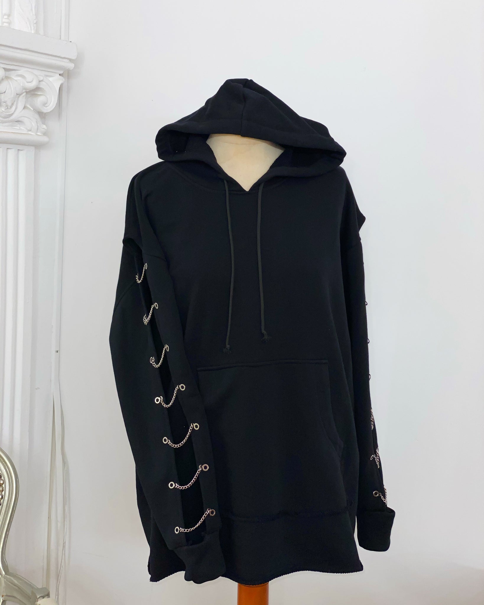 Hoodie Bumbac Negru