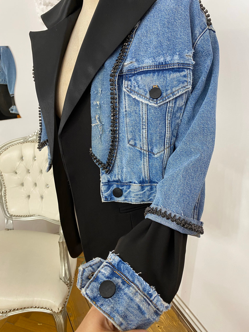 Denim Blazer Jacket