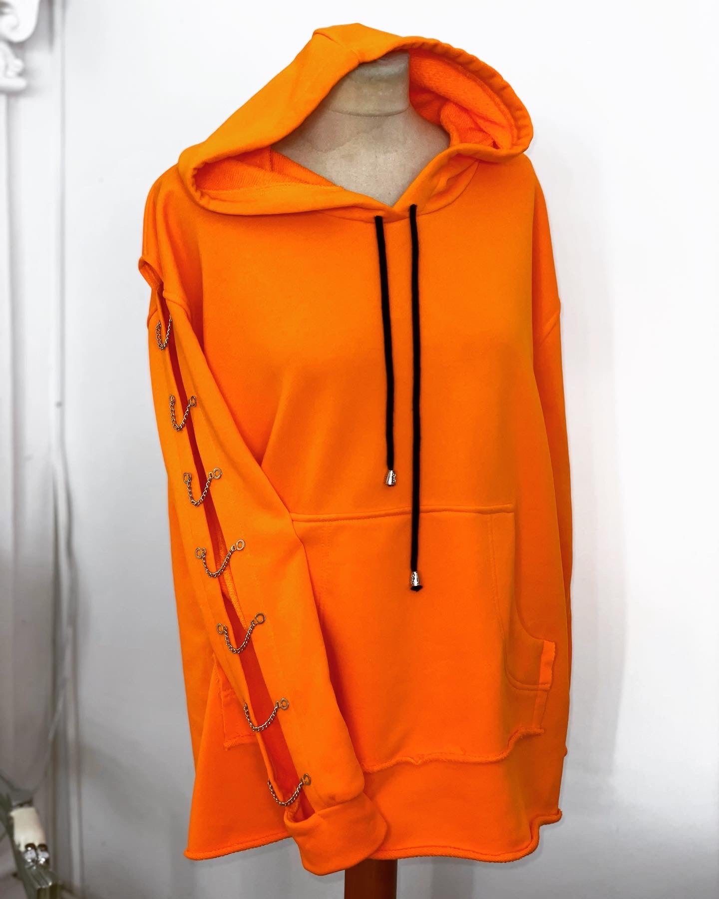 Hanorac Bumbac Orange