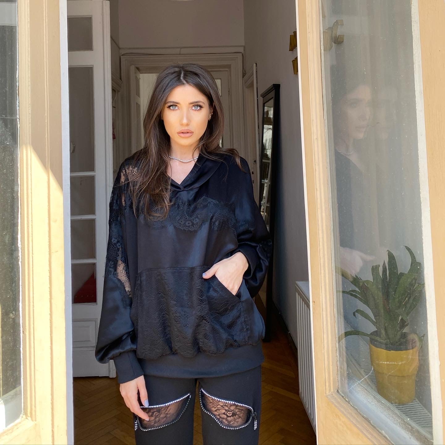 Lace Hoodie